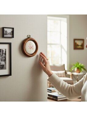 Vintage Lasting Products Hand Painted Rose Wall Decor Plaque